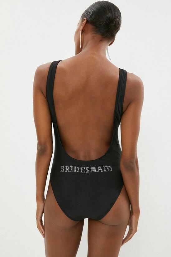 Coast Bridesmaid Hotfix Diamante Swimsuit 1
