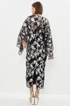 Coast Premium Metallic Kimono Sleeve V Neck Dress thumbnail 3