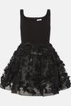 Coast Boned Bodice 3d Floral Full Skirt Mini Dress thumbnail 4