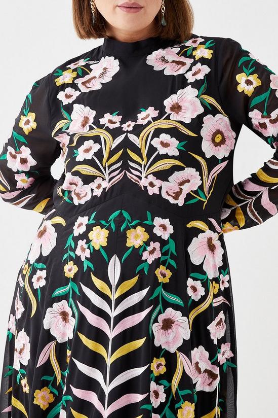 Coast Plus Size Statement Floral Embroidered Dress 2