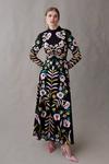 Coast Statement Mirrored Floral Embroidered Maxi Dress thumbnail 1
