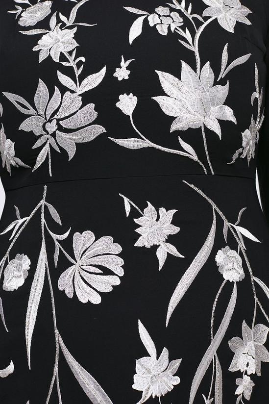 Coast Plus Size Dahlia Floral Embroidered Midi Dress 5