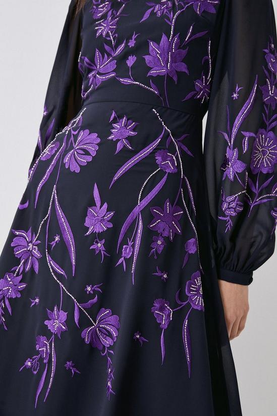 Coast Trailing Dahlia Floral Embroidered Midi Dress 2