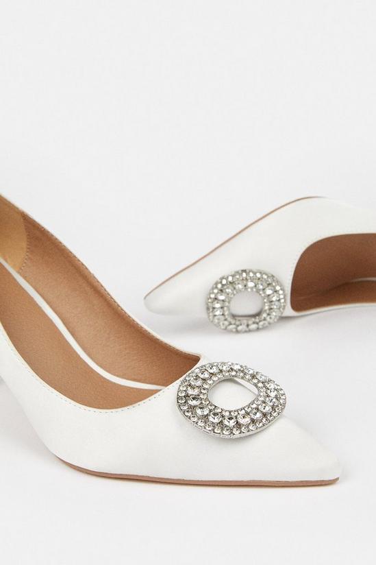 Coast Diamante Brooch Detail Stiletto Court Shoes 2