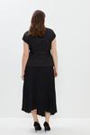 Coast Plus Size Premium Pleat Skirt Wrap Top Midi Dress thumbnail 3
