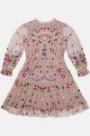 Coast Girls Long Sleeve All Over Embroidered Dress thumbnail 2