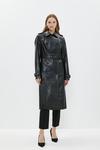 Coast Faux Leather Trench Coat thumbnail 1