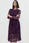 Coast Long Sleeve Premium Lace Midi Dress thumbnail 1
