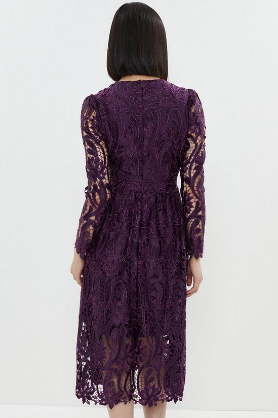 Coast Long Sleeve Premium Lace Midi Dress 3