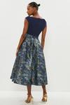 Coast Satin Jacquard Full Skirt Midi Dress thumbnail 3