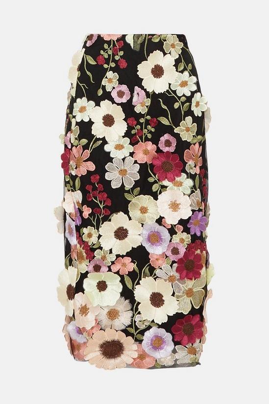 Coast Premium 3d Floral  Pencil Skirt 4