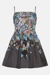 Coast Julie Kuyath Printed Mini Dress With Full Skirt thumbnail 4