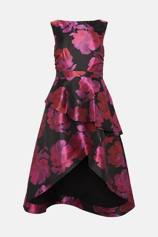 Coast Waterfall Skirt Jacquard Midi Dress 4