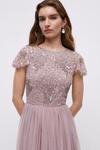 Coast Embellished Bodice Angel Sleeve Maxi Bridesmaids Dress thumbnail 3