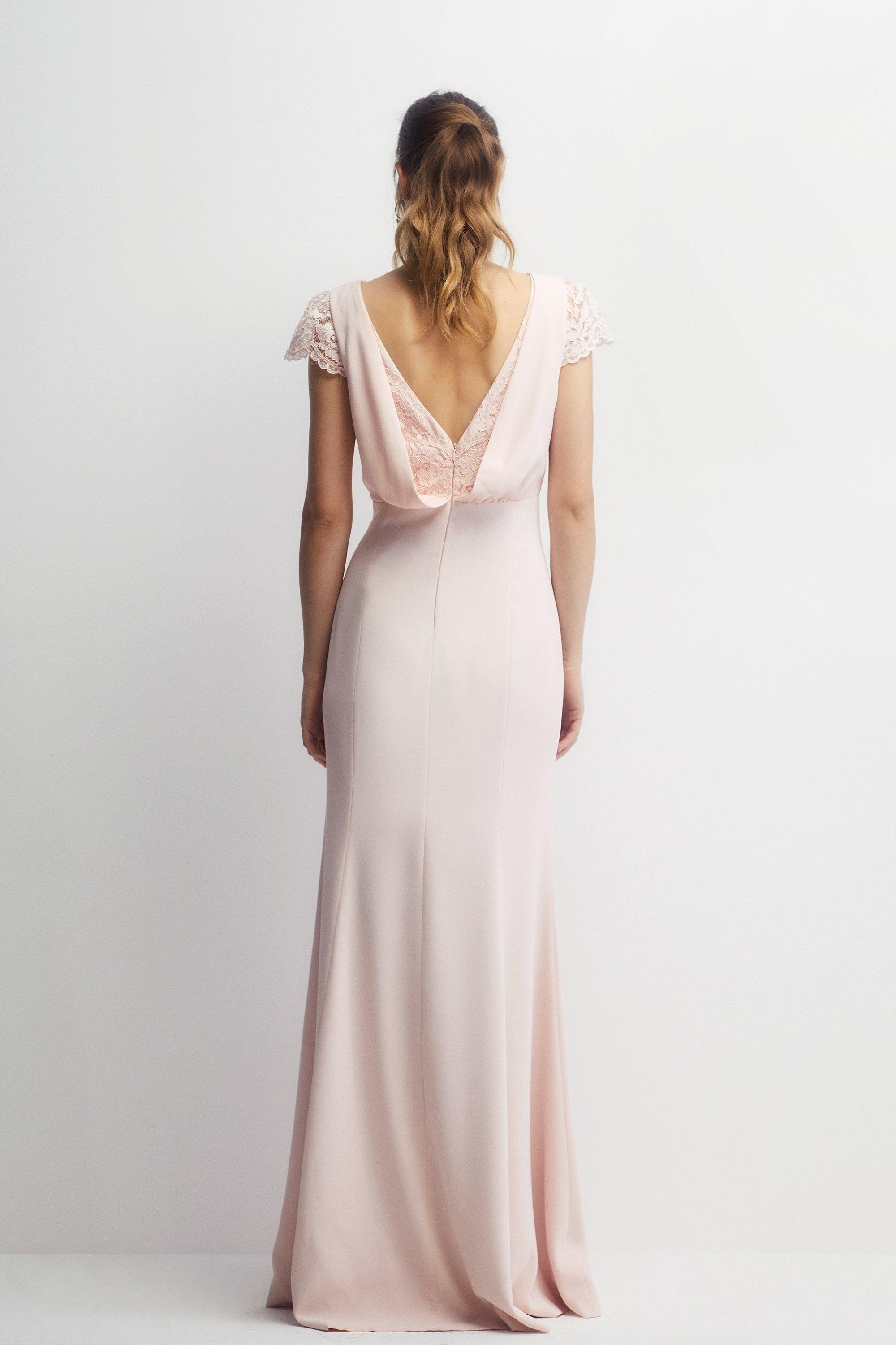 Coast blush 2025 bridesmaid dress