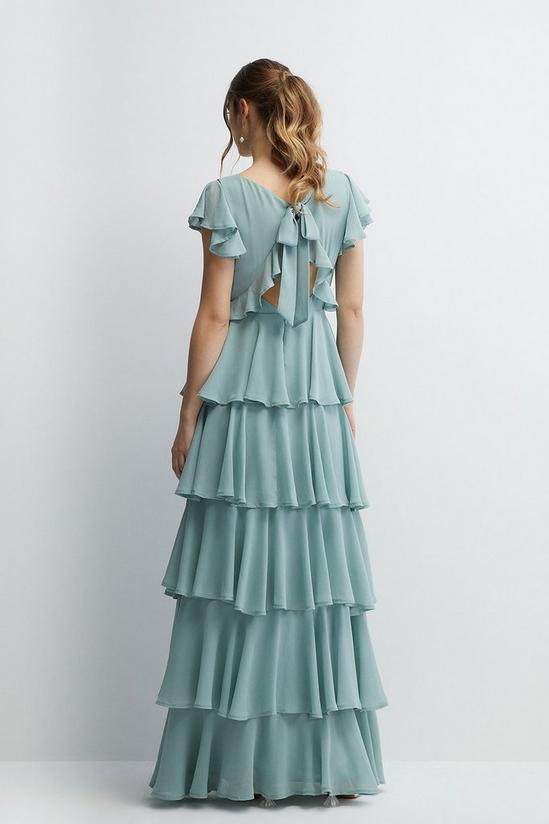 Coast Tiered Skirt Bridesmaids Maxi Dress 3