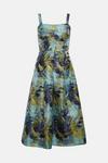 Coast Panelled Bodice Jacquard Full Skirt Midi Dress thumbnail 4