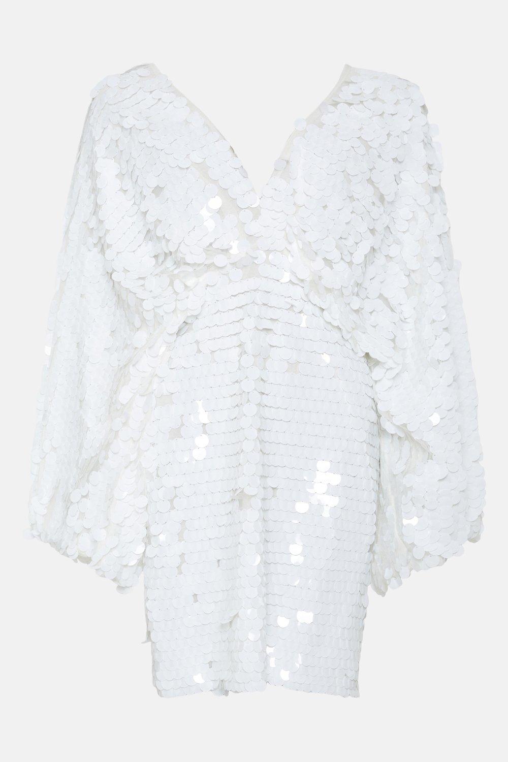 Missguided sequin hot sale kimono