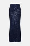 Coast Sequin Column Split Detail Bridesmaids Maxi Skirt thumbnail 4