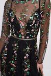 Coast Hand Embellished Sequin Floral Panelled Maxi Dress thumbnail 2