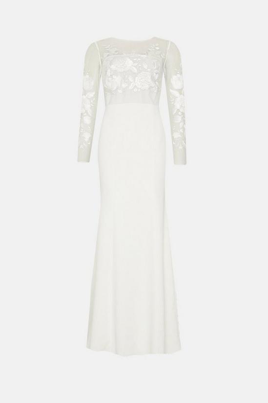 Coast RSN Inspired Embroidered Crepe Maxi 4