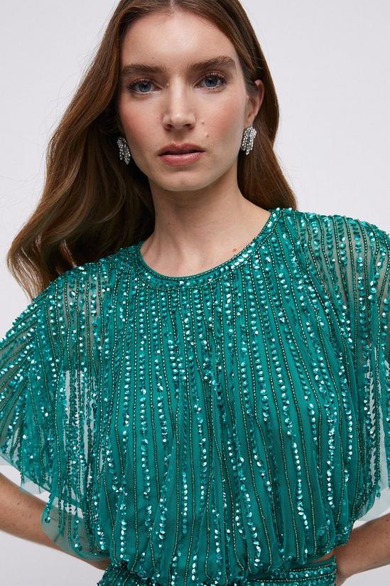 Coast Hand Embellished Sequin And Beaded Top 2