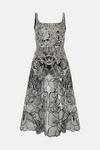 Coast Premium Floral Embroidered Full Skirt Midi Dress thumbnail 4