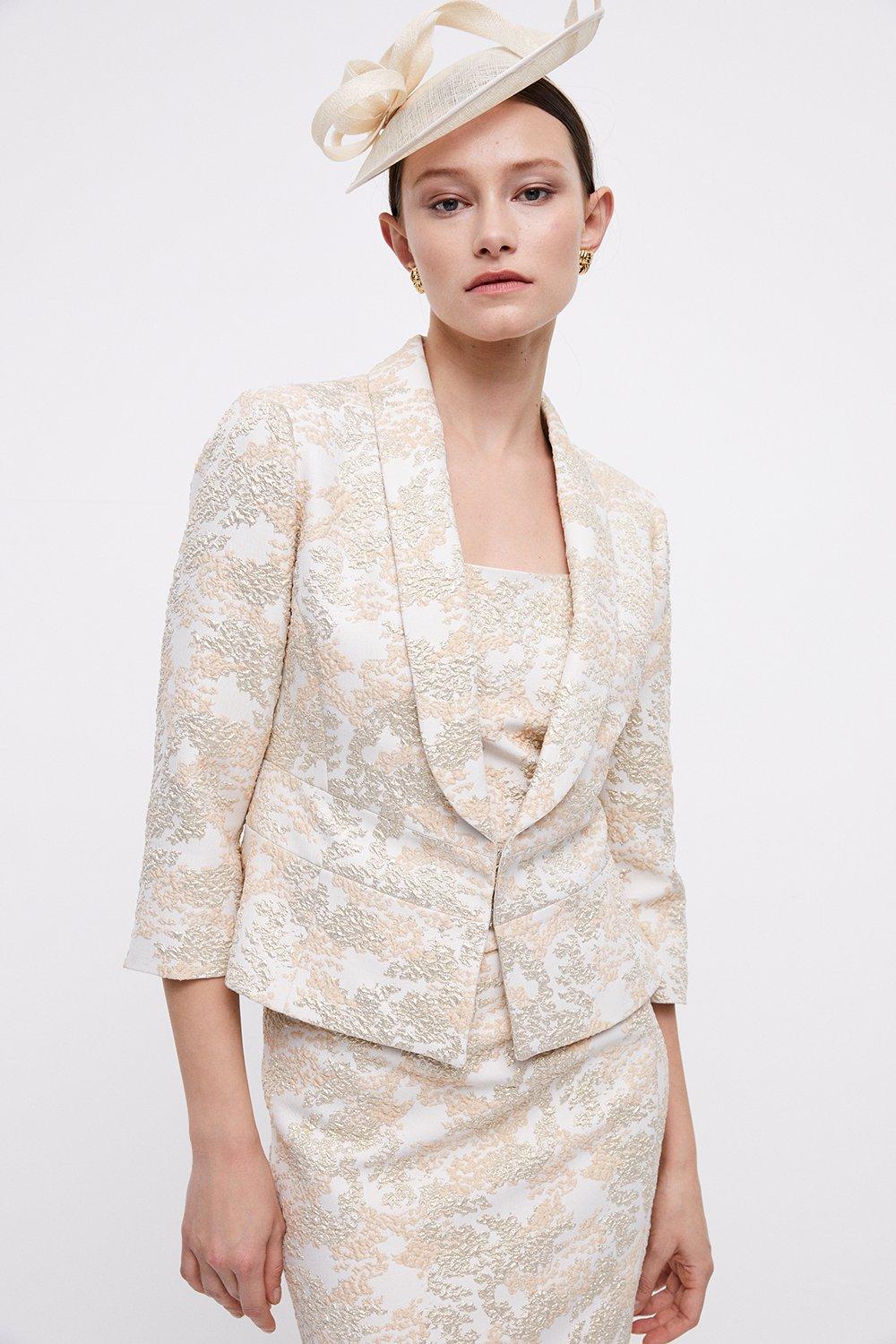 Caroline peplum back clearance jacket