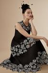 Coast Lisa Tan Corded Lace Panelled Full Skirt Midi Dress thumbnail 2