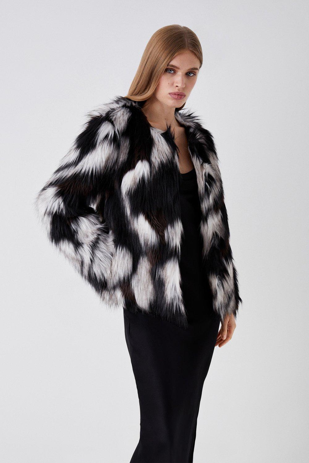 Jackets & Coats | Faux Fur Mono Short Coat | Coast