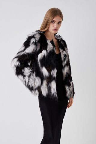 Winter Coats Jackets Faux Fur  Jacket Double Side Fur Woman