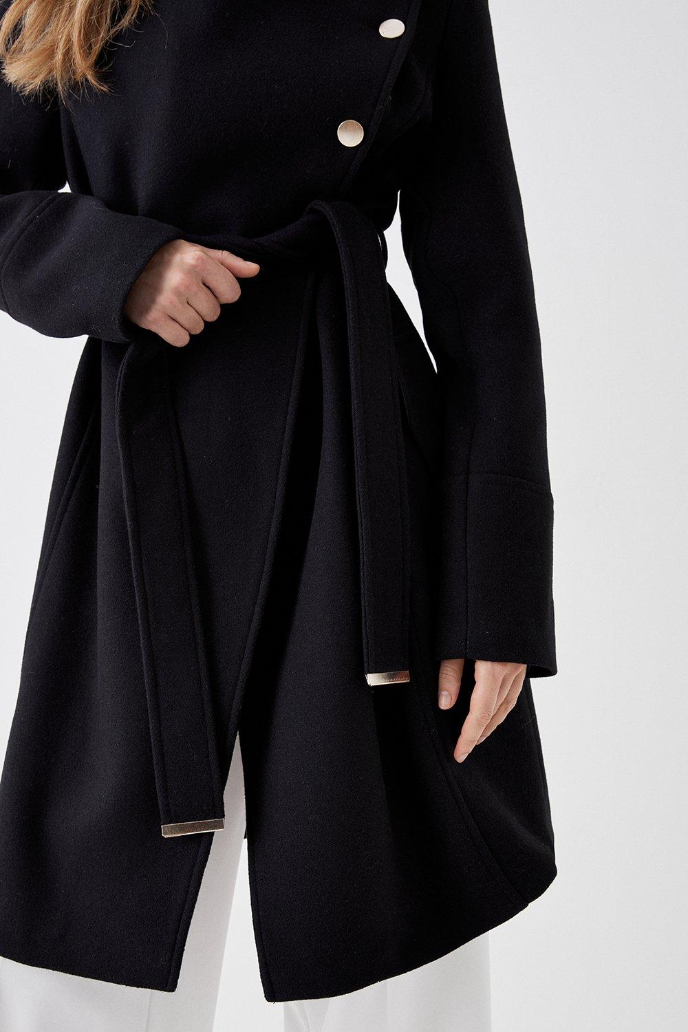 Line sven wrap outlet coat