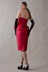 Coast Twill Pencil Dress With Bow Front thumbnail 6