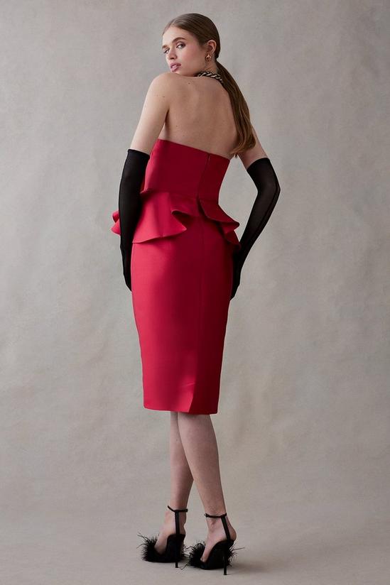 Coast Twill Pencil Dress With Bow Front 6