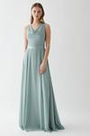 Coast Georgette Cowl Bridesmaid Maxi Dress With Removable Belt thumbnail 1