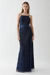 Coast Strappy Sequin Wrap Skirt Bridesmaids Dress With Belt thumbnail 1