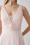 Coast Sequin Mesh Bodice Full Satin Skirt Bridesmaid Dress thumbnail 2