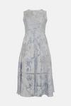 Coast Petite Premium Jacquard Midi Dress With Floral Applique thumbnail 4