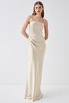 Coast Premium Satin Ruche Bridesmaid Dress With Removable Straps thumbnail 3