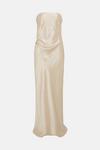 Coast Premium Satin Ruche Bridesmaid Dress With Removable Straps thumbnail 4