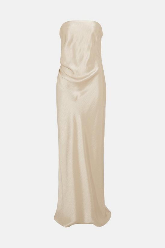 Coast Premium Satin Ruche Bridesmaid Dress With Removable Straps 4