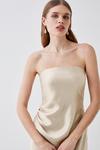 Coast Premium Satin Ruche Bridesmaid Dress With Removable Straps thumbnail 6