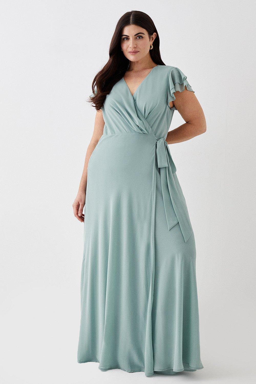 Mint plus size hot sale bridesmaid dresses