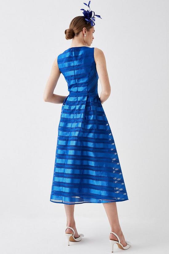 Coast Sleeveless Stripe Jacquard Midi Dress 4