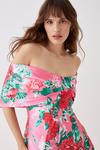 Coast Bardot Twill Midi Dress With Pleat Sleeves thumbnail 3