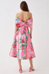 Coast Bardot Twill Midi Dress With Pleat Sleeves thumbnail 4