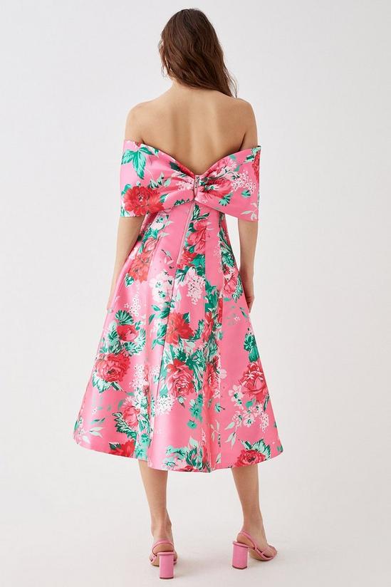 Coast Bardot Twill Midi Dress With Pleat Sleeves 4