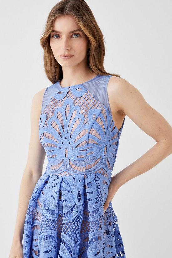 Coast Premium Sleeveless Lace Midi Dress With Contrast Lining 2