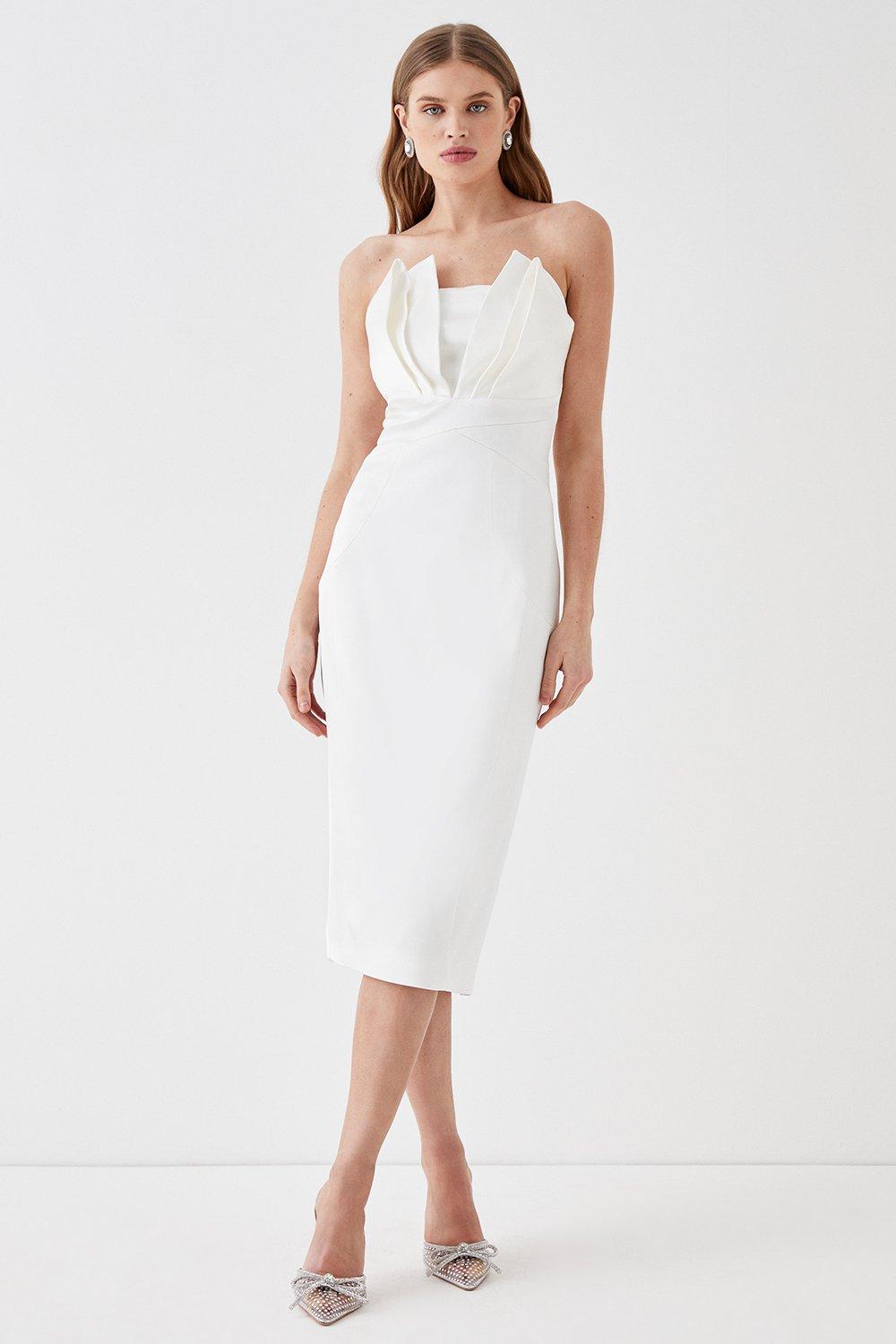 Coast melissa shop bandeau midi dress