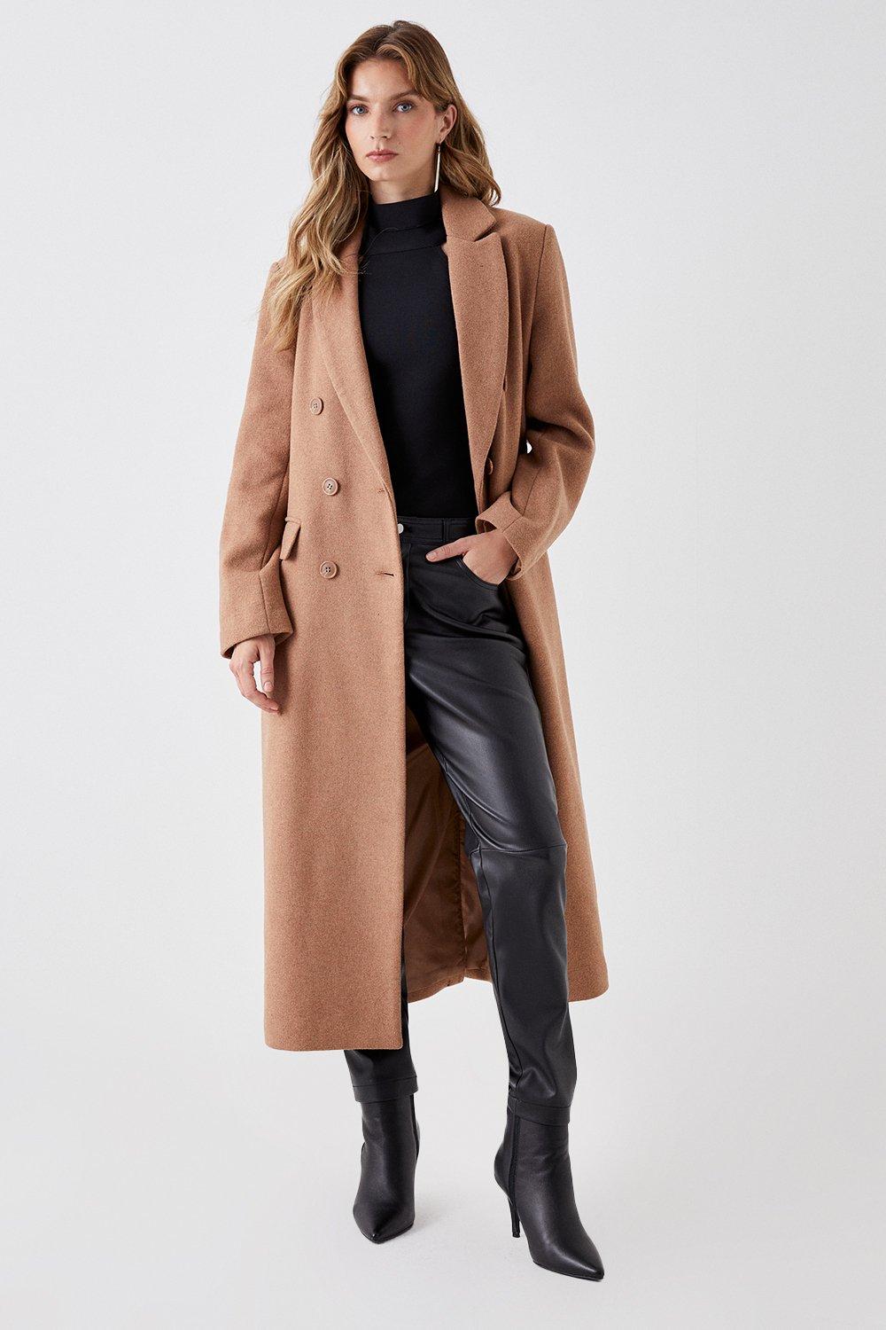 LONGLINE WOOL COAT — Always in Vogue